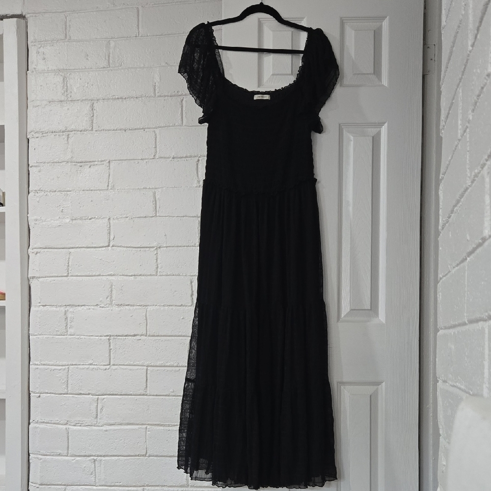 Max Studio Black Lace Maxi Dress